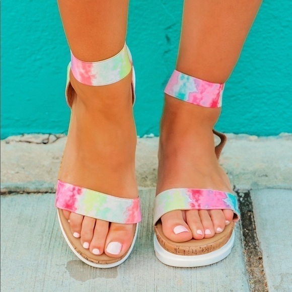 Summer Stance Sandals:Multi Color New in Box - Picture 2 of 4